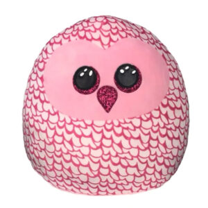 Ty Squishy Beanies PINKY - Bufnita roz 30 cm