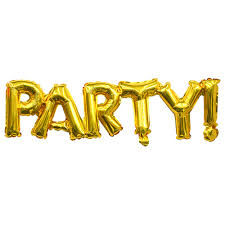 Balon Aur Party 83 cm x 22 cm Anagram