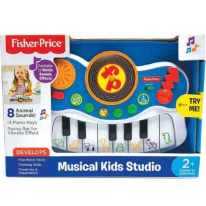 Pian Electronic cu 13 clape Musical Kids Studio Fisher Price REIG