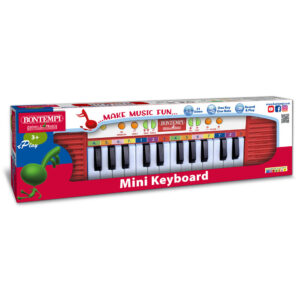Tastatura pentru copii cu 24 clape rosu BONTEMPI