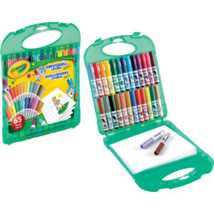 Set p/u desen in cutie cu markere mini si hartie CRAYOLA
