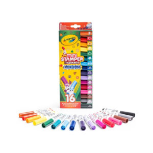 Set de mini markere cu stampile 16 buc. CRAYOLA