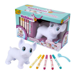 Set de creatie Washimals caine cu markere CRAYOLA