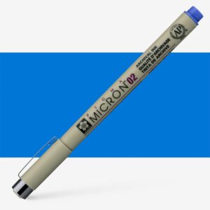 Stilou tehnic SAKURA Pigma Micron 02 Blue - 0,3 mm ROYAL TALENS