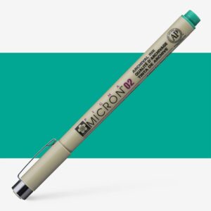 Stilou tehnic SAKURA Pigma Micron 02 Green - 0,3 mm ROYAL TALENS