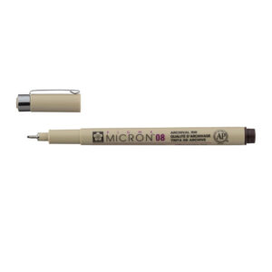 Stilou tehnic SAKURA Pigma Micron 08 Sepia - 0,5 mm ROYAL TALENS
