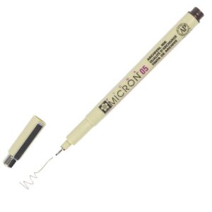 Stilou tehnic SAKURA Pigma Micron 05 Sepia - 0,45 mm ROYAL TALENS
