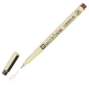 Stilou tehnic SAKURA Pigma Micron 05 Burgundy - 0,45 mm ROYAL TALENS