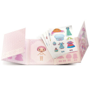 Set cu abtibilduri repozitionabile Miss Lilyruby Djeco
