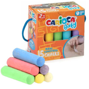 Set creta coloata Maxi Baby 2+, 15 buc. Carioca