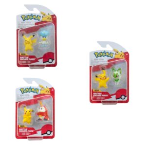Set 2 Figurine Generation IX in asort. Pokemon JAZWARES