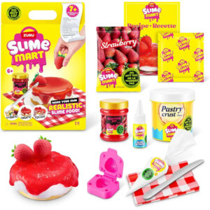 Set pentru prepararea slime Strawberry Cheescake Shopping Bag SLIME MART ZURU
