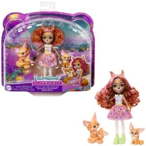 Set de joc Familia Enchantimals - Papusa cu vulpi fenec MATTEL