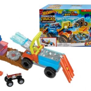 Set de joc Pista Monster Trucks Arena Schimbarea culorii Hot Wheels MATTEL
