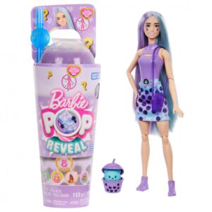 Papusa Pop Reveal Bubble Tea (violet) Barbie MATTEL