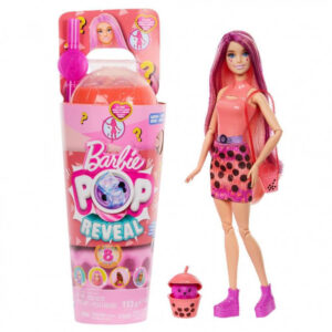 Papusa Pop Reveal Bubble Tea (mango) Barbie MATTEL