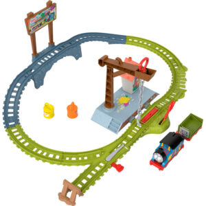 Set joc Thomas and Friends tren motorizat Livrare vopsea cu baterie Mattel