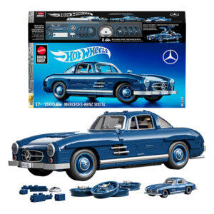 Set constructor Brick Shop Hot Wheels Mercedes-Benz 300 Sl (1600 Pieces) MATTEL