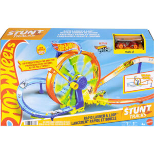 Set de joc Hot Wheels Rapid Launch & Loop Mattel
