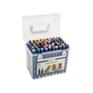 Set 60 markere Nassau Fine Art cu doua fete GRAFIX