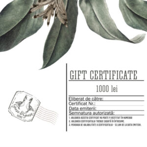 Certificat 1000 lei HOME
