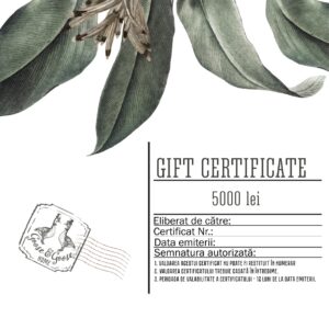 Certificat 5000 lei HOME