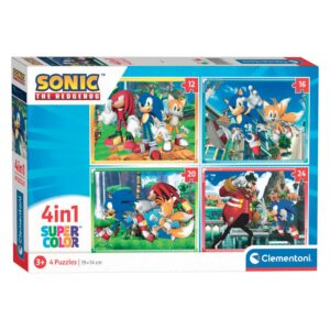 Puzzle Sonic 4in 1 CLEMENTONI