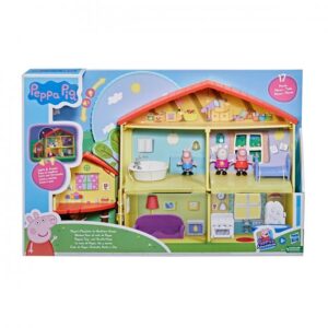 Set de joaca Cabana cu sunete si lumini 3 figurine si accesorii Peppa Pig HASBRO