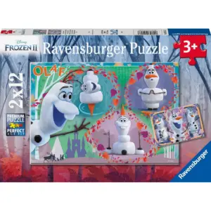 Puzzle Olaf Frozen 2x12buc 3+ RAVENSBURGER