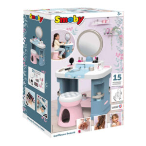 Set de jocuri Masa Beauty cu un set de cosmetice 15 accesorii Smoby