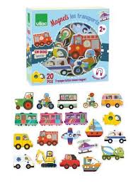Magneti din lemn -Transport( 20 Buc.) VILAC
