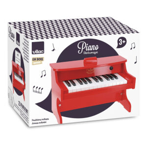 Piano Rosu din lemn 18 clape 32х29х21 VILAC