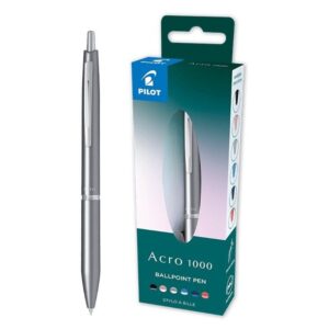 Pix bila 1mm Acro 1000, silver, in cutie cadou Pilot
