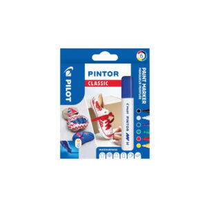 Set markere vopsea 4,5mm Pintor Classic, 6 culori Pilot