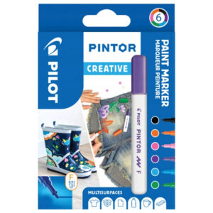 Set markere vopsea 2,9mm Pintor Creative, 6 culori Pilot