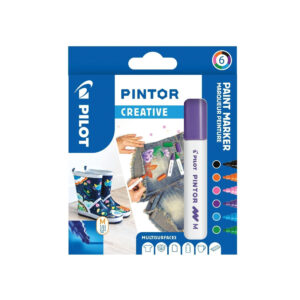 Set markere vopsea 4,5mm Pintor Creative, 6 culori Pilot