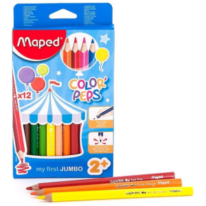Creioane colorate MAPED Jumbo/12