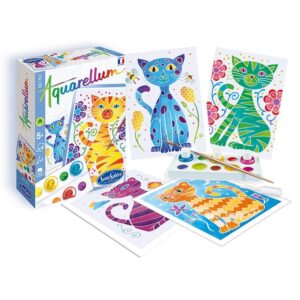 Set de creatie Pictura pe numere Pisoi mini Aquarellum SentoSphere