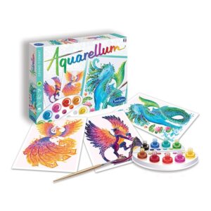 Set de creatie Pictura pe numere Animale Mistice Aquarellum SentoSphere