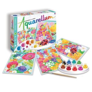 Set de creatie Pictura pe numere In Flori Aquarellum SentoSphere