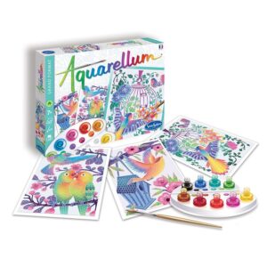 Set de creatie Pictura pe numere Pasari Aquarellum SentoSphere