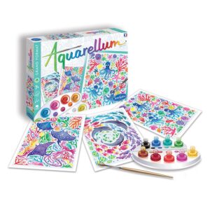 Set de creatie Pictura pe numere Animale de mare Aquarellum SentoSphere