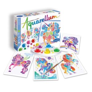 Set de creatie Pictura pe numere Licorne Aquarellum Junior SentoSphere