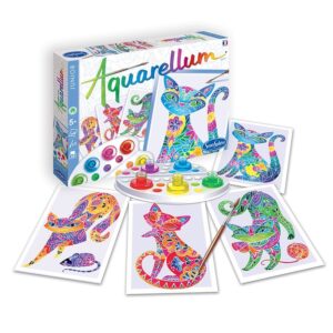 Set de creatie Pictura pe numere Pisica Aquarellum Junior SentoSphere