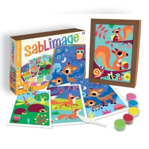 Set de creatie cu nisip Animale din padure Sablimage SentoSphere