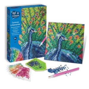 Set de creatie Pictura cu diamante Paun SentoSphere
