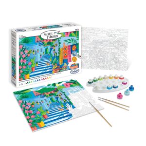 Pictura pe numere - La Ville bleue Palette d'artiste Sentosphere