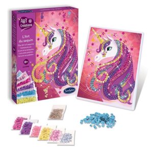 Set de creatie Unicorn de arta cu paiete SentoSphere