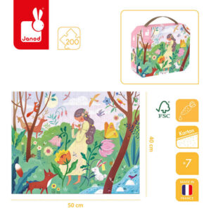 Puzzle Mama natura 200 piese Janod