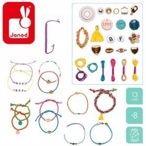 Kit creativ - 13 bratari de prietenie de creat JANOD